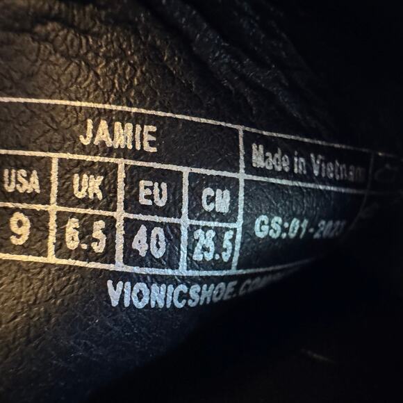 VIONIC Women's Size 9 Jamie Platform Sandal Comfort Casual Goth Goddess Lug - Picture 11 of 16